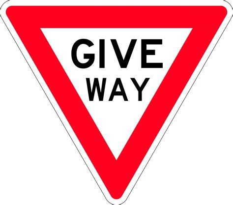 give way road signs uss