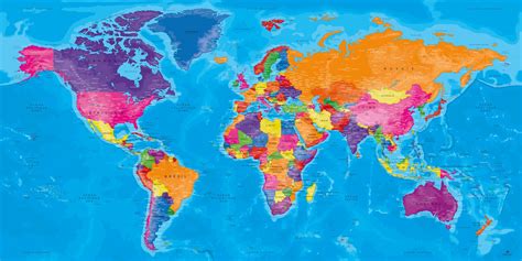 Carte Du Monde Mappemonde Planisph Re Achat Original Map The Best