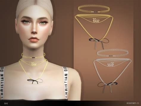 Heavendy Cc Bae Necklace Los Sims 4 Download Simsdomination The