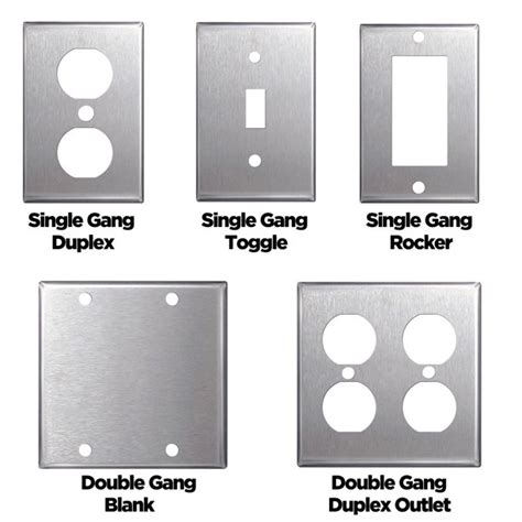 Same day delivery 7 days a week £3.95, or fast store collection. 5 PACK Stainless Steel Wall Plates Light Switch Covers ...