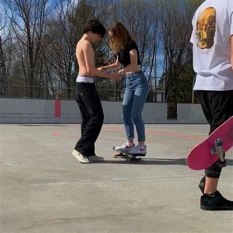 Marilougarand Skater Couple Grunge Couple Skateboarding Couples