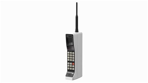 Motorola Dynatac 8000x Vintage Mobile Phone 3d Model Turbosquid 1794531