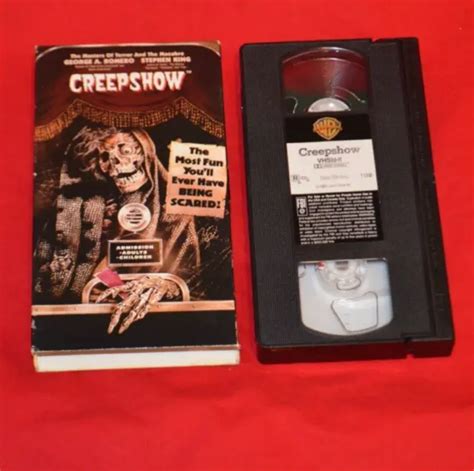 Creepshow 1982 Vhs Video Tape Horror George Romero Stephen King 995