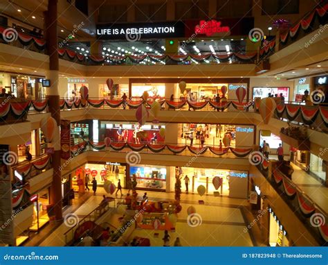A Commercial Shopping Mall In India Editorial Stock Photo Image Of