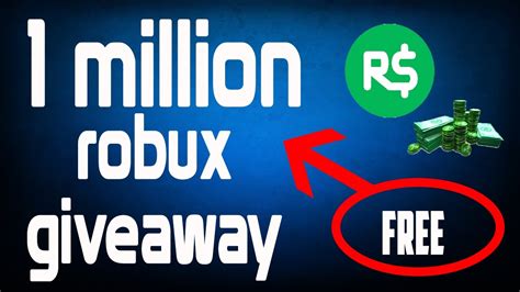 1 Million Robux Giveaway Closed Youtube