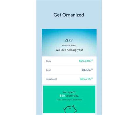 *clarity money app overview*** once you've set up your accounts, the first info you'll come across in your feed — following a brief weather report and greeting, that is — is a look at your current balances. 5 iPhone Apps That Will Make You Rich In 2018 - SHEfinds