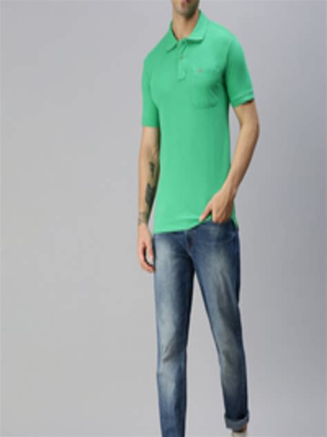 Buy Onn Men Green Polo Collar T Shirt Tshirts For Men 18995938 Myntra
