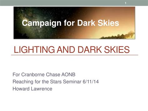 Ppt Lighting And Dark Skies Powerpoint Presentation Free Download