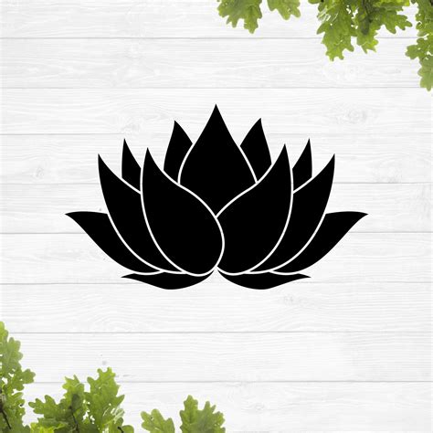 Lotus Yoga Svg Lotus Flowers Svg Bundle Lotus Flower Vector