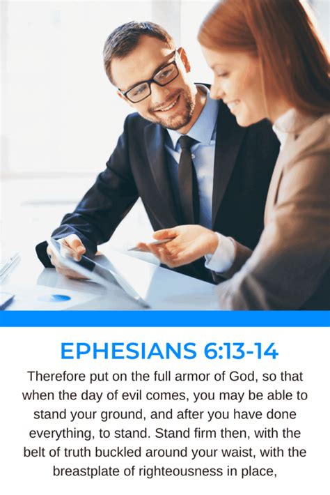 Stand Firm As A Workplace Missionary Ephesians 613 14 Follower Of One