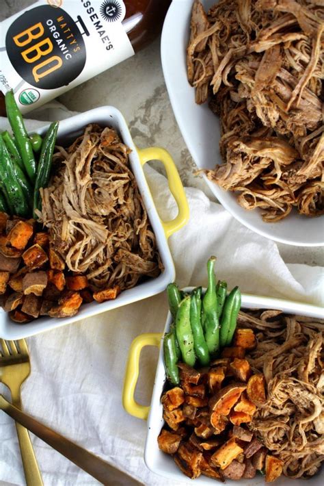 The sides can serve as a refreshing break from the heavy meat, or used to mop up whatever is left of the sauce on your plate. Healthy Crockpot Pulled Pork | Recipe (With images) | Healthy crockpot, Crockpot pulled pork ...