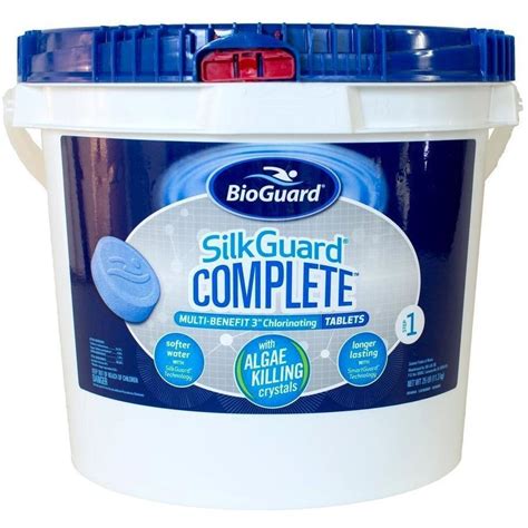 Bioguard Silkguard Complete 3 Inch Chlorinating Tablets Pool Sanitizers