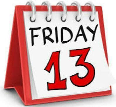 Why is friday the 13th considered unlucky? Friday the 13th calendar page | Friday the 13th, Happy friday the 13th, Trivia today