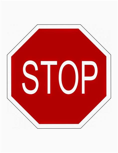 Free Printable Stop Sign Clipart Best Clipart Best