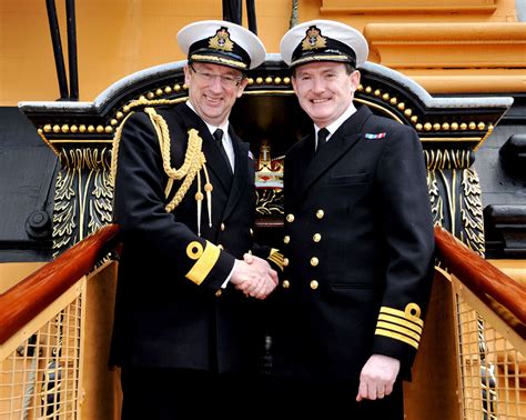 Commodore Slawson Bids Farewell To Hms Sultan Royal Navy