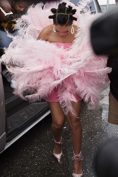 Rihanna Dazzles In A Pink Costume At Annual Crop Over Festival In