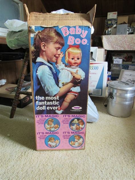 Blindsquirrelauctions Vintage Babie Boo Doll In Original Box