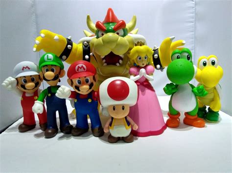 Figuras De Colección Mario Bros 13cms 8000 En Mercado Libre