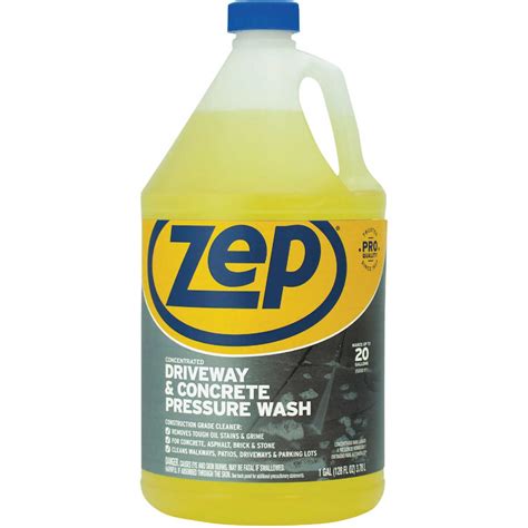 Zep 128 Oz Driveway And Concrete Pressure Wash Cleaner Pryor Lumber