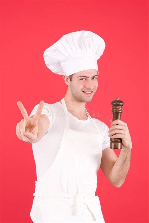 Young Chef Stock Photo Image Of Drink Looking Card 29959298