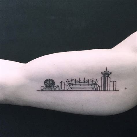 25 Cityscape Tattoos Of The Worlds Most Beautiful Skylines Tattooblend