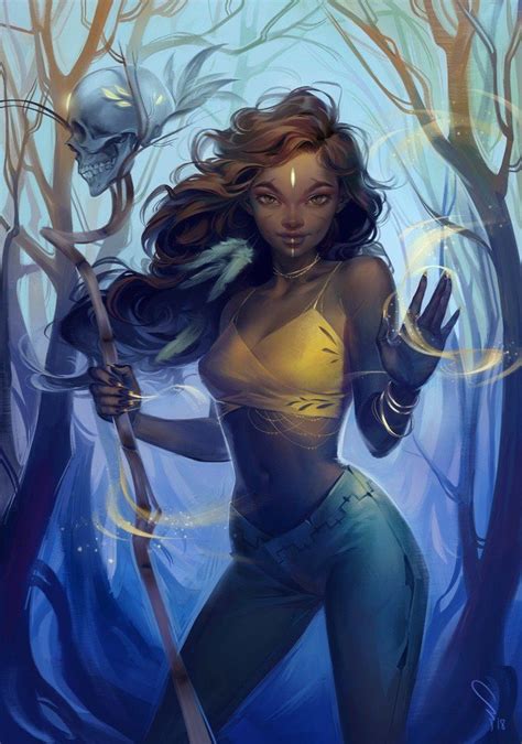 Pin By Mackle More On DND Characters Black Girl Art Black Girl Magic