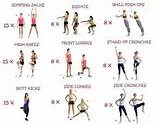 Easy Fitness Exercises To Do At Home Pictures