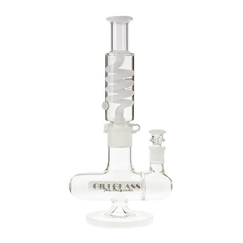 Gili Glass 135 Glycerin Coil Inline Bong Smoking Outlet