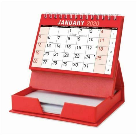 Tallon 3047 2022 Desktop Calendar With Memo Pad Redblack Online