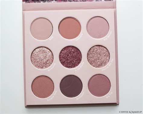 Swatches Colourpop Making Mauves Eyeshadow Palette Coffee And Makeup