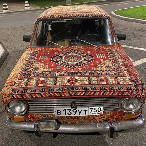This Carpet Covered Lada Is The Most Soviet Era Car Ever Made