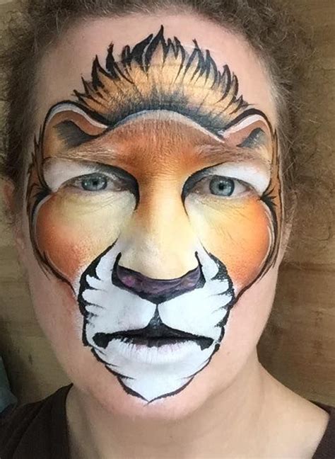 Lion Face Paint Lion Face Paint Face Painting Designs Animal Face