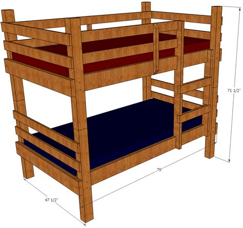 Bunk Bed Plans Build Your Personal Bunk Bed How To Do It Bed Plans Diy And Blueprints