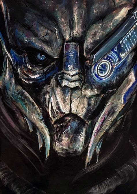Garrus Mass Effect Image Jeux Video Tatouage Mass Effect Jaal Mass
