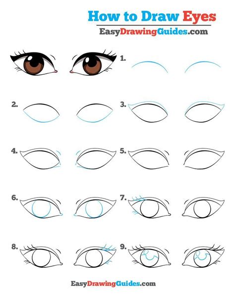 How To Draw Eyes Really Easy Drawing Tutorial Drawing Tutorial Easy