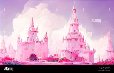 3d Illustration Fantasy Castle Wallpaper Hd Beautiful 3d Castle