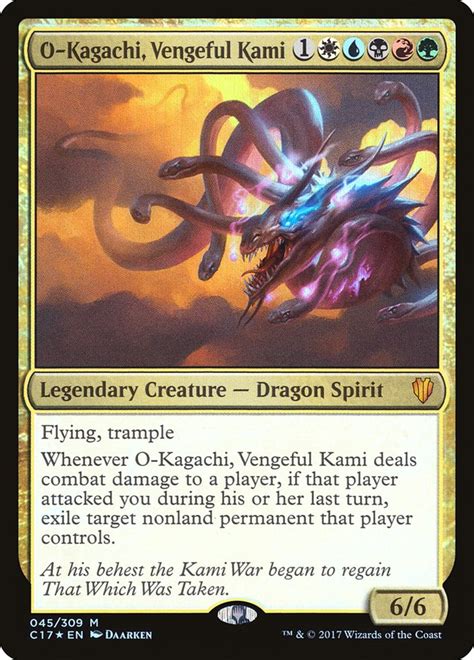 O Kagachi Vengeful Kami C17 45 Magic The Gathering Card