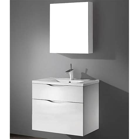 Our virtual kitchen helps visualize your kitchen designing ideas. Madeli Bolano 30" Bathroom Vanity for Integrated Basin - Glossy White in 2020 | White vanity ...