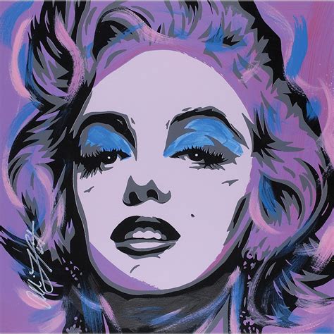 Marilyn Monroe Pop Art By Allison Lefcort