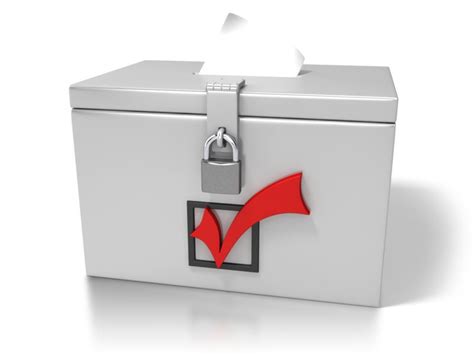 Ballot Box Great Powerpoint Clipart For Presentations
