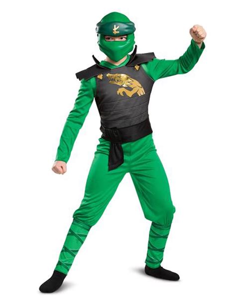 Lloyd Boys Child Lego Ninjago Green Legacy Classic Halloween Costume 78