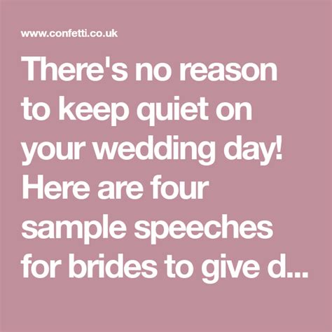 How To Write The Perfect Brides Wedding Speech Wedding Speech Bride