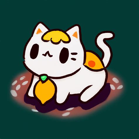 Lemon Cat From Neko Atsume Openart