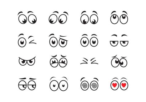 Cartoon Eyes Vector Art Icons And Graphics For Free Download