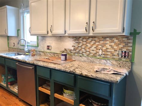 How To Paint A Tile Backsplash For An Instant Kitchen Upgrade The Diy Nuts