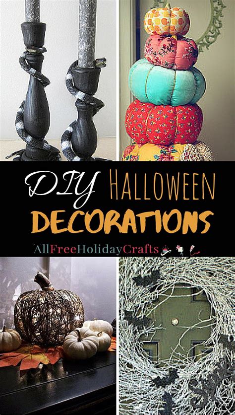 To help with your planning, we've compiled 40 halloween decorating ideas, from unique pumpkin designs to festive food to scary no matter your crafting ability, you'll find easy diy ideas for every space in your home. 17 Halloween Decoration Ideas | AllFreeHolidayCrafts.com