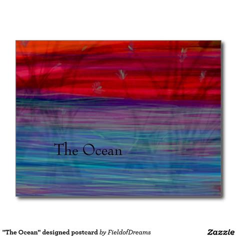 The Ocean Designed Postcard World Peace Personalized Ts Daisies