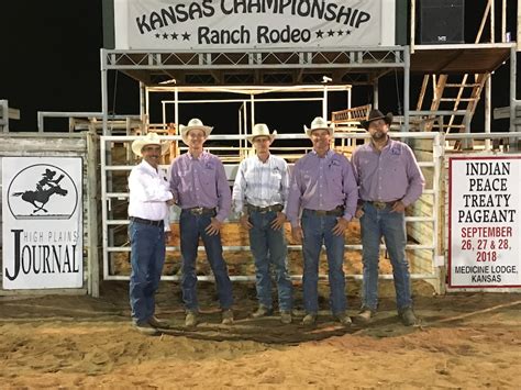 2017 Kansas Championship Ranch Rodeo Official Results Working Ranch