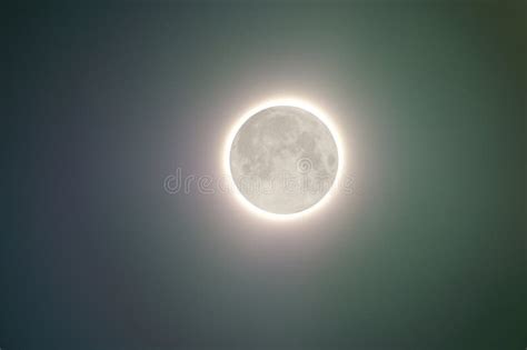 Full Moon Glow Stock Image Image Of Black Moonlight 3241843