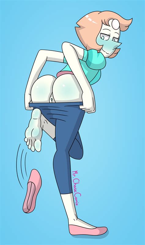 Rule Ass Barefoot Blush Feet Looking Back Mr Chase Comix Pants Down Pearl Steven Universe